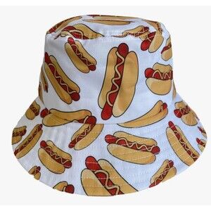 Hot Dog Packable Unisex Bucket Hat New In Package